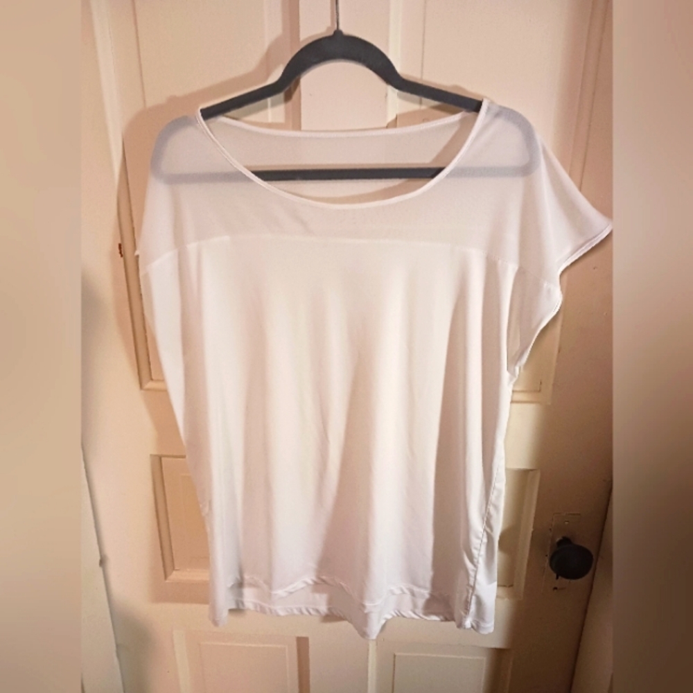 DANSKIN NOW white blouse